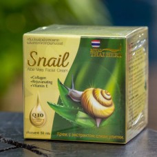 Крем от морщин с улиткой Snail Aloe Vera Facial Cream Thai Herb