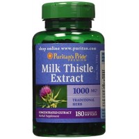 Экстракт расторопши Puritan's Pride Milk Thistle Extract 1000 mg 180 капсул