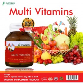 Мультивитаминный комплекс Multi Vitamins Morikami Laboratories 30 капсул 