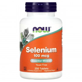Now Foods Selenium Селен 100 мг 250 капсул