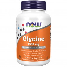 Now Foods Glycine Глицин 1000 мг 100 капсул