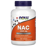 Now Food NAC N-Acetyl Cysteine N-Ацетил Цистеин 1000 мг 120 капсул 