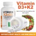 Витамин K2 МК7с D3 Bronson Vitamin K2 Mk7 120 капсул