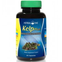 Морские водоросли Келп для восполнения йода Kelp Plus Herbal One 60 капсул