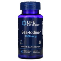 Морской йод 1000 мкг Sea-Iodine Life Extension 60 капсул