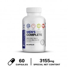Мультивитамины и минералы для поддержки функции мозга и сердца Bronson ONE Daily Mens 50+ 60 капсул