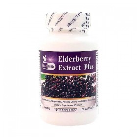 Экстракт Бузины Плюс Elderberry Extract Plus Bluebird 60 капсул