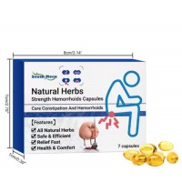 Натуральное средство от геморроя South Moon Natural Herbs Strength Hemorrhoids 7 травяных капсул