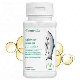 Комплекс омега-3 из лосося nutrilite salmon omega complex 60 капсул