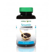 Капсулы для костей, суставов, зубов на основе черного кунжута Herbal One Sesamin 60 капсул