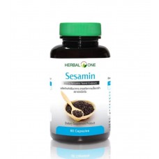 Капсулы для костей, суставов, зубов на основе черного кунжута Herbal One Sesamin 60 капсул
