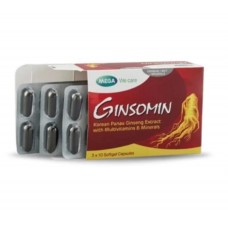 Ginsomin с корейским женьшенем и витаминами Mega We Care 30 капсул