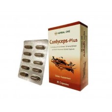 Кордицепс-плюс с женьшенем и линчжи для здоровья от Herbal One 30 капсул