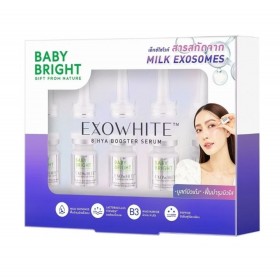 Сыворотка с экзосомами и гиалуроновой кислотой Baby Bright Exowhite 8 Hya Booster Milk Exosomes 6 мл × 5 шт