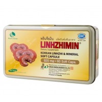 LINHZIMIN Korean Linhzhi & Mineral Soft Capsule 60 капсул с Линчжи и минералами для долголетия