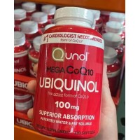 Мощный аксидант Qunol Mega CoQ10 Ubiquinol100 мг 120 капсул