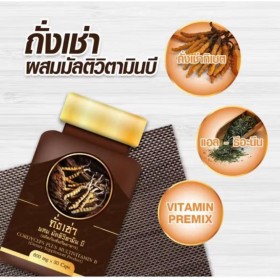 Кордицепс плюс Мультивитамин B 30 капсул для укрепления иммунитета