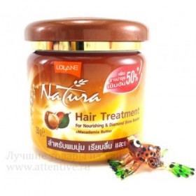 Экстра увлажняющая, питательная маска для блеска волос Lolane Natura. 250 гр Экстра увлажняющая, питательная маска для блеска волос Lolane Natura. 250 гр