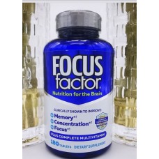 Focus Factor Nutrition for the Brain для улучшения работы мозга, памяти, концентрации и внимания 180 капсул 