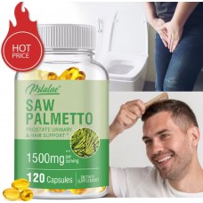  Saw Palmetto (Со Пальметто) для поддержки простаты и поддержки здоровья волос 120 капсул