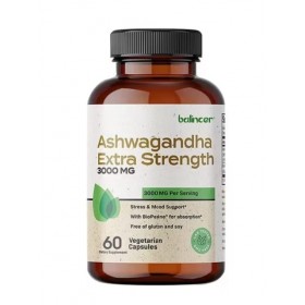 Ashwagandha Extra Strength от стресса и для улучшения сна 60 капсул Ashwagandha Extra Strength от стресса и для улучшения сна 60 капсул