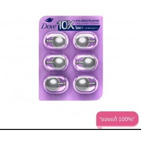 Dove Hya Keratin Shine Daily Hair Vitamin несмываемые капсулы-витамины для волос 6 капсул