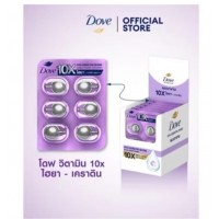 Dove Hya Keratin Shine Daily Hair Vitamin несмываемые капсулы-витамины для волос 6 блистеров по 6 капсул