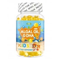 Algal Oil + DHA Kids для иммунитета, улучшения памяти и зрения детей от 2 лет 30 капсул Algal Oil + DHA Kids для иммунитета, улучшения памяти и зрения детей от 2 лет 30 капсул