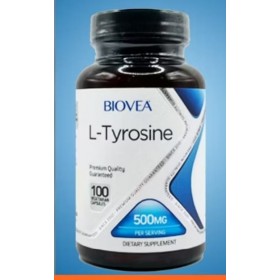 L-Tyrosine (L-Тирозин) для улучшения работы мозга 500 мг 100 капсул L-Tyrosine (L-Тирозин) для улучшения работы мозга 500 мг 100 капсул