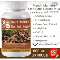 Pine Bark Extract экстракт коры  сосны мощный антиоксидант 60 капсул