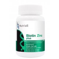 Nutriall Biotin Zinc plus для поддержки здоровья волос, кожи и ногтей 30 капсул Nutriall Biotin Zinc plus для поддержки здоровья волос, кожи и ногтей 30 капсул