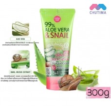 99% Aloe Vera & Snail Serum Soothing Gel гель для ухода за кожей 300 мл. 99% Aloe Vera & Snail Serum Soothing Gel гель для ухода за кожей 300 мл.