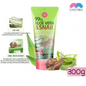 99% Aloe Vera & Snail Serum Soothing Gel гель для ухода за кожей  300 мл.