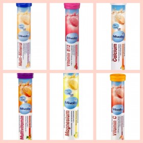 Mivolis шипучий полезный напиток 6 вариантов 20 таблеток