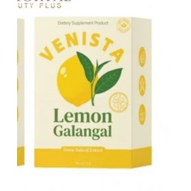 Venista Lemon Galangal для «детокса», очистки кишечника и снижения веса 30 капсул