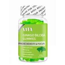 VITA Ginkgo Biloba Gummies для улучшения памяти и работы мозга мармеладки 60 шт.