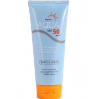 Водостойкий солнцезащитный крем для тела Aqua SPF 50+ Mistine 150 мл