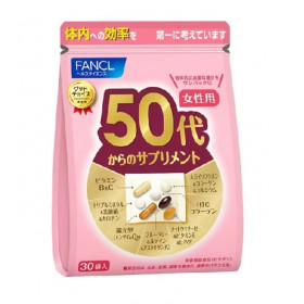 Премиальный японский витаминно-минеральный комплекс FANCL «Supplements from 50s» для женщин старше 50 лет