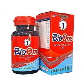 Мощный антиоксидант BioOne Natural Astaxanthin 4 MG для всего организма 60 капсул