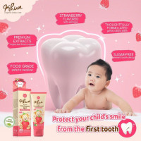 Khun Organic Toothpaste Gel Strawberry Flavor зубная паста для детей 0-6 лет 40 мл.