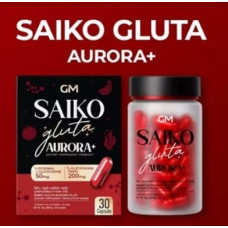   Saiko Gluta Aurora Plus мощный премиум антиоксидант для клеток кожи и глаз 30 капсул.