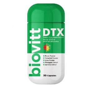 Biovitt DTX (Dietary Supplement Product для очищения кишечника и снижения веса 30 капсул
