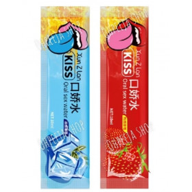 Xun Z Lan KISS Oral Sex Water для освежения дыхания и усиливания чувствительности 10 мл. 2 вида