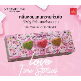 Великолепный подарочный набор, мыло Madame Heng Love Time Stories., 3 шт.