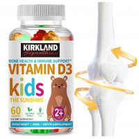 Vitamin D3 Kids The Sunshine Gummies для здоровья костей и формирования крепких зубов детей от 2 лет 60 мармеладок Vitamin D3 Kids The Sunshine Gummies для здоровья костей и формирования крепких зубов детей от 2 лет 60 мармеладок