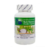 Сырой банановый порошок Raw banana powder Bluebird 60 капсул