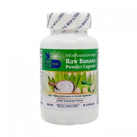 Сырой банановый порошок Raw banana powder Bluebird 60 капсул