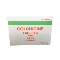 Таблетки для лечения подагры Колхицин Colchicine Medinova 100 таблеток Таблетки для лечения подагры Колхицин Colchicine Medinova 100 таблеток