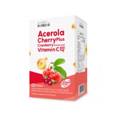 Вишня ацеролы с экстрактом клюквы и витамином С 500 мг Amsel Acerola Cherry plus 30 пакетиков