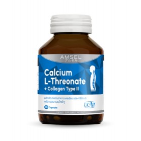 Кальция L-треонат+коллаген типа II Amsel Calcium L-Threonate+Collagen Type II 60 капсул